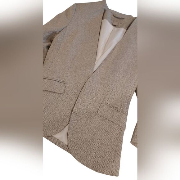 H&M Light Gray Women's Blazer Size Xsmall 3/4 Scrunch Sleeve - Picture 8 of 16